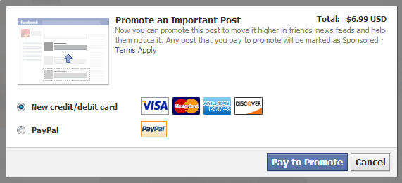Using promoted posts on Facebook helps your program reach more people.