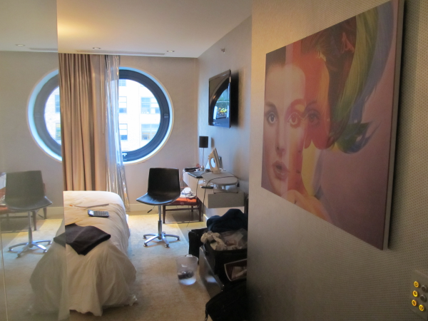 Our hotel room in New York; photo by NineShift