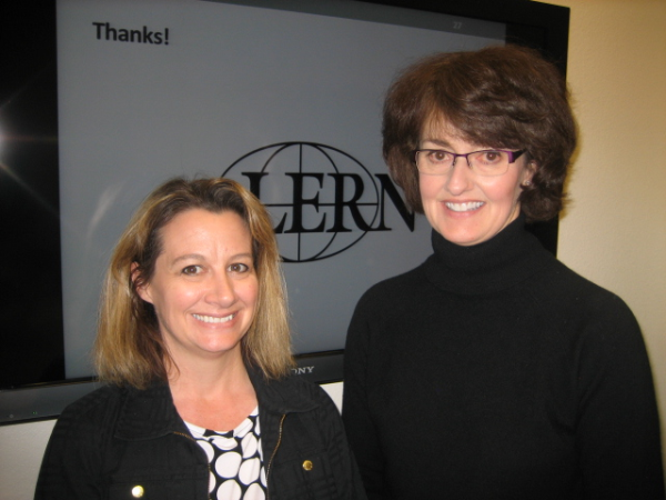 PHOTO: Amy de Lourenco and Debbie Sagen from Pikes Peak Community College.