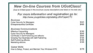 A partner used this advertisement in their print brochure and didn't receive a single registration. 